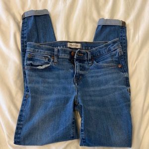 Madewell 8” Skinny Jeans